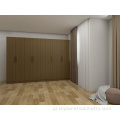 Hurtownia, dostosowana nowoczesna szafa w sypialni z litego drewna